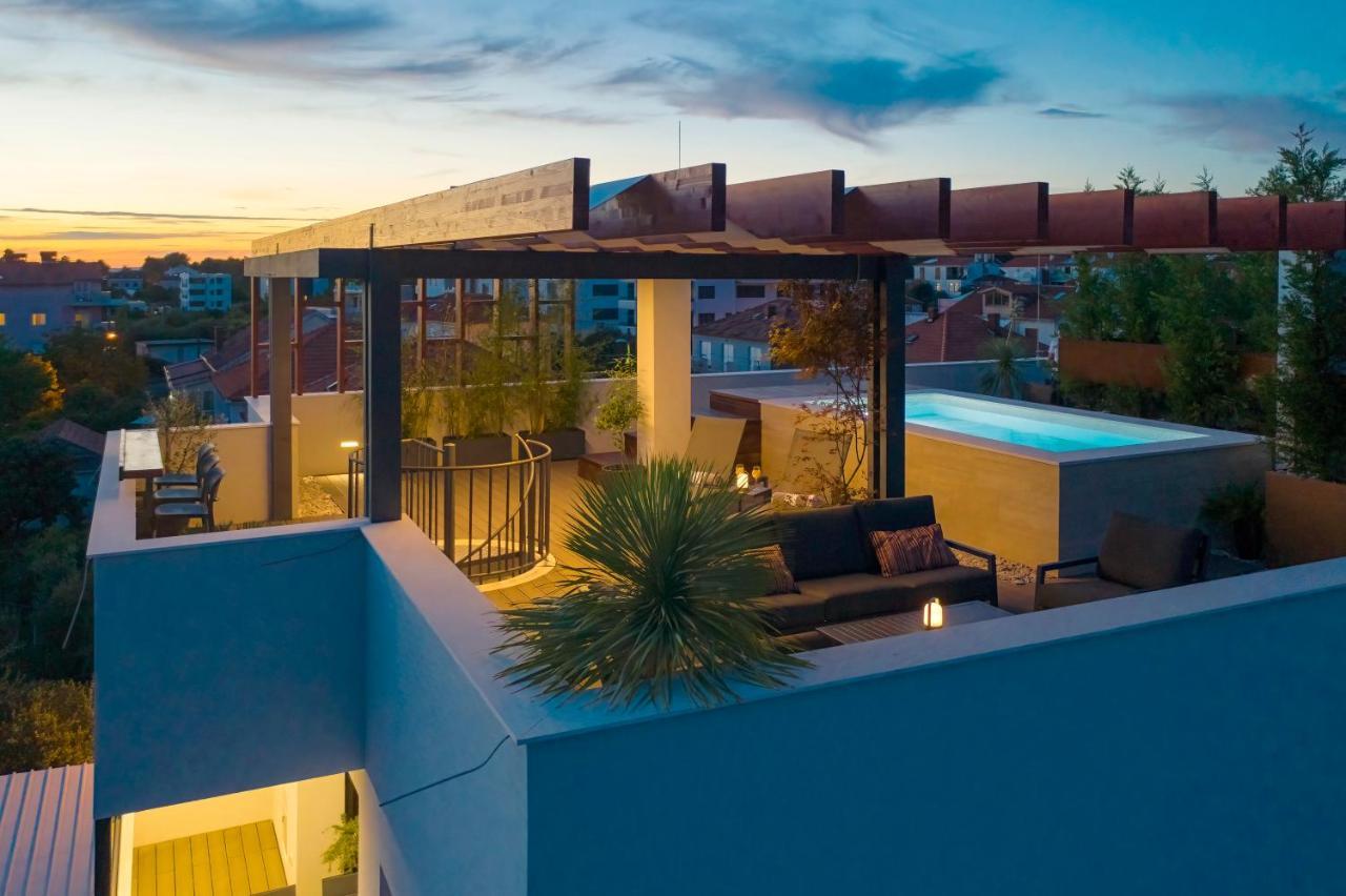 Penthouse Diem - Private Pool With Sea View Zara Esterno foto
