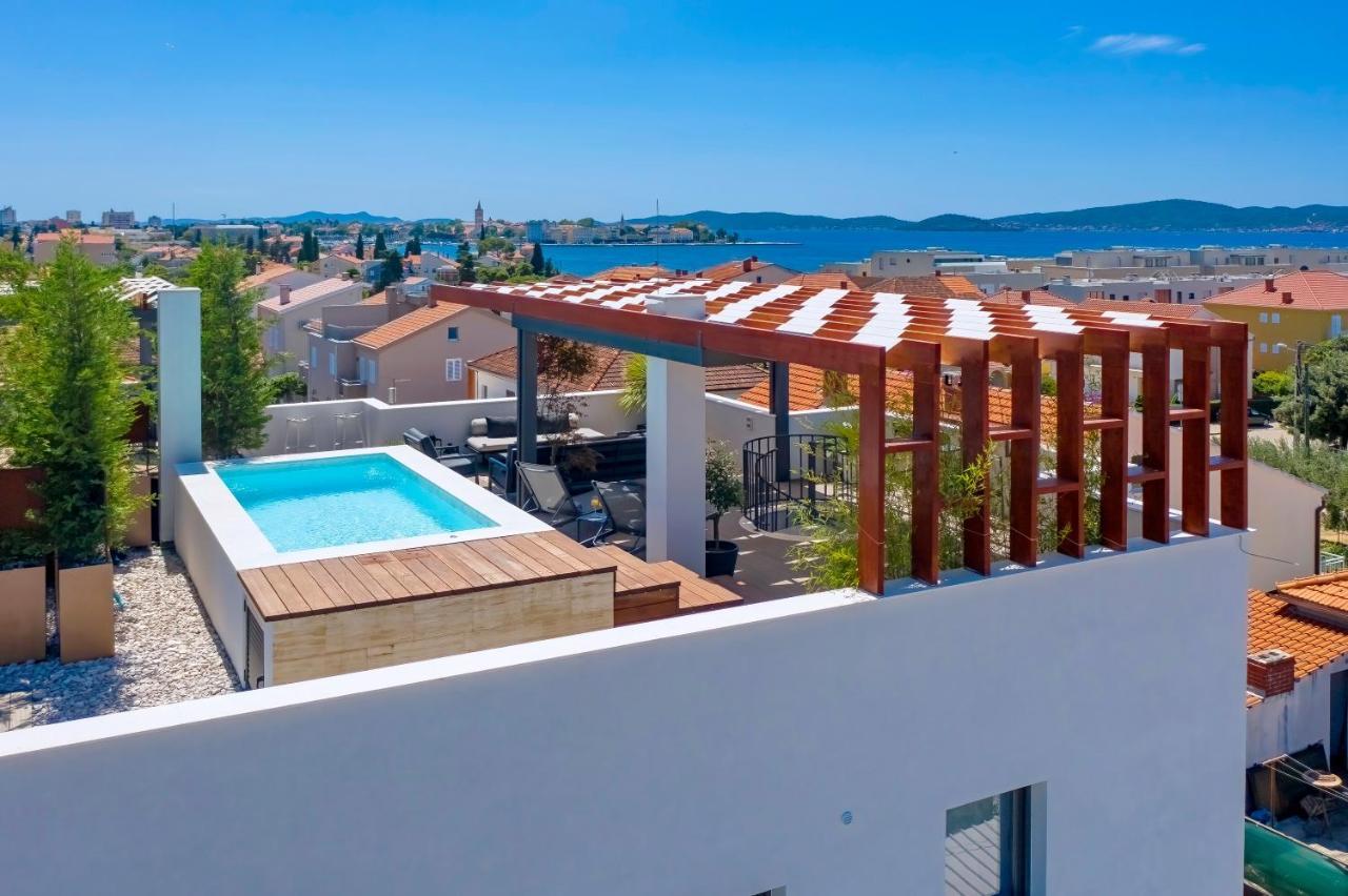 Penthouse Diem - Private Pool With Sea View Zara Esterno foto